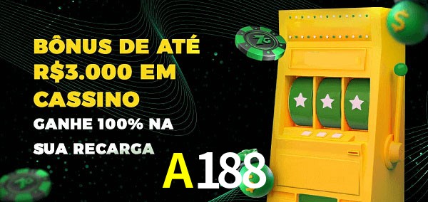 A188 melhor bônus de depósito